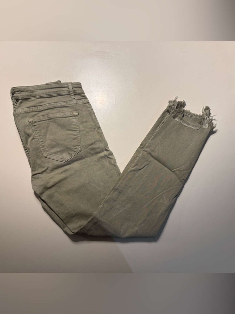 Zara Olive Skinny Jeans